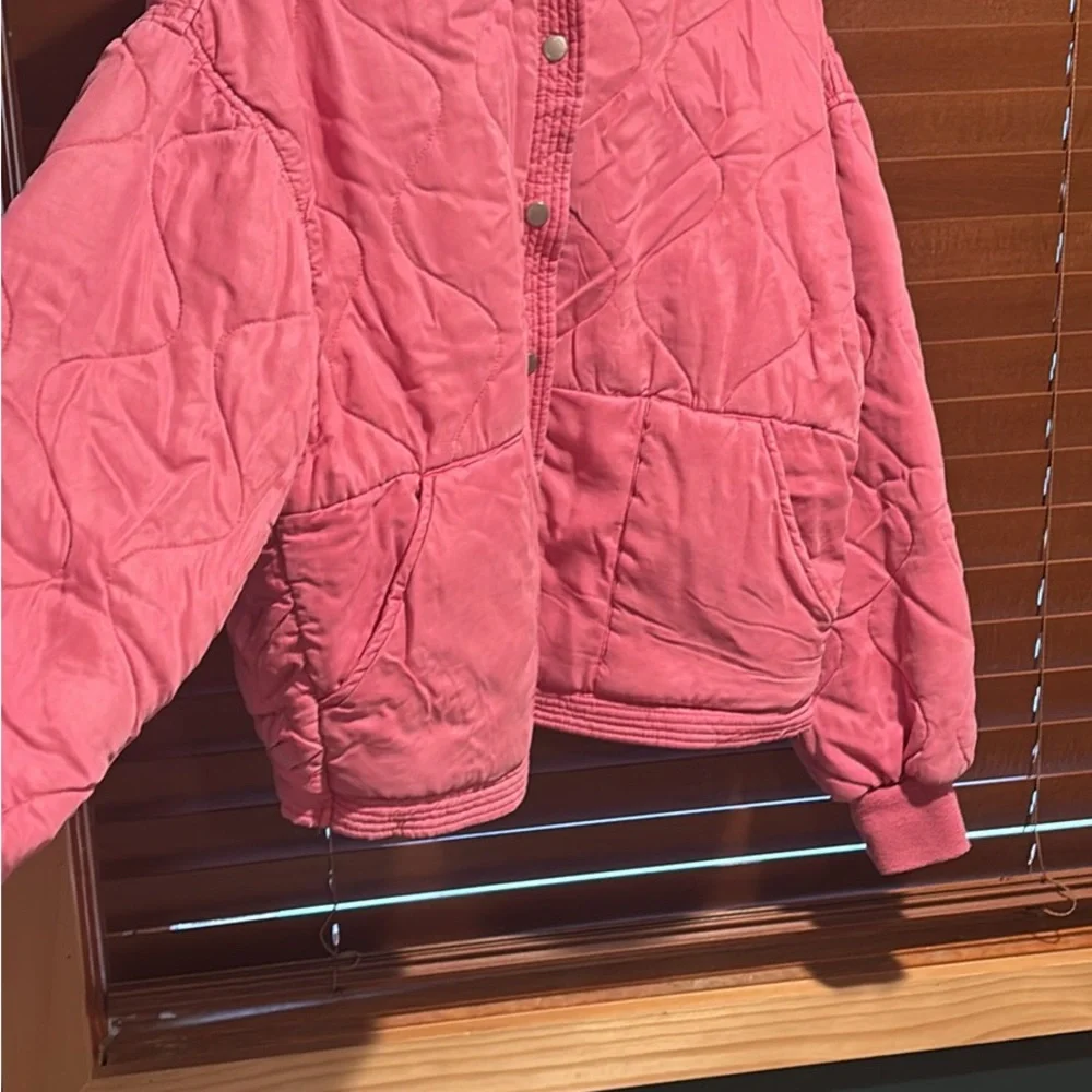 Pink Quilted Women's Jacket - Picture 2 of 5